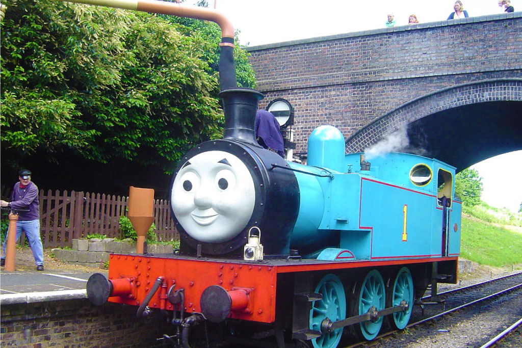 トーマスは本物の蒸気機関車